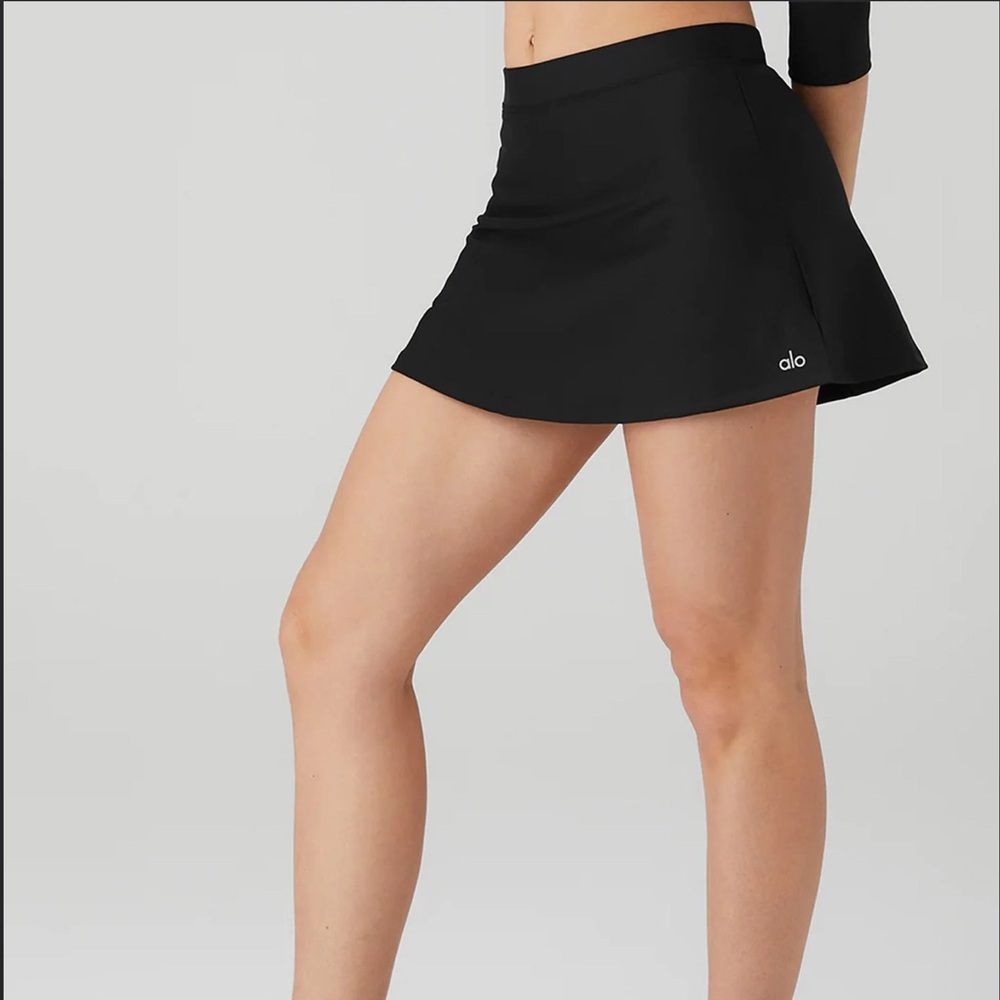 Alo | Airlift Timeless Mini Skort Black